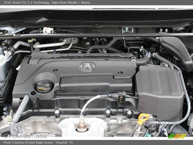 Slate Silver Metallic / Ebony 2015 Acura TLX 2.4 Technology