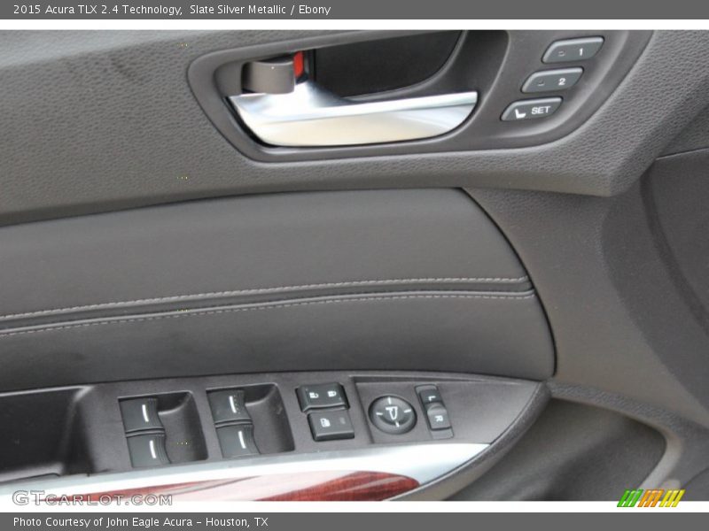 Slate Silver Metallic / Ebony 2015 Acura TLX 2.4 Technology