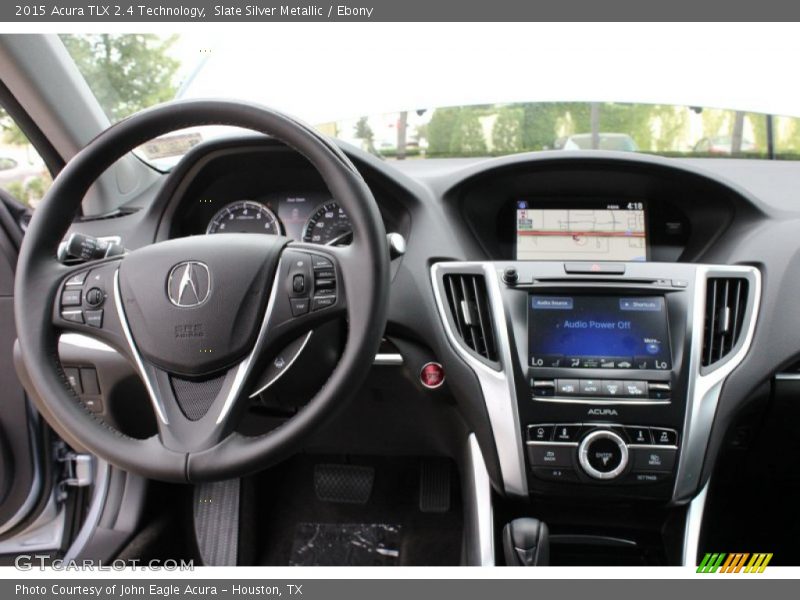 Slate Silver Metallic / Ebony 2015 Acura TLX 2.4 Technology