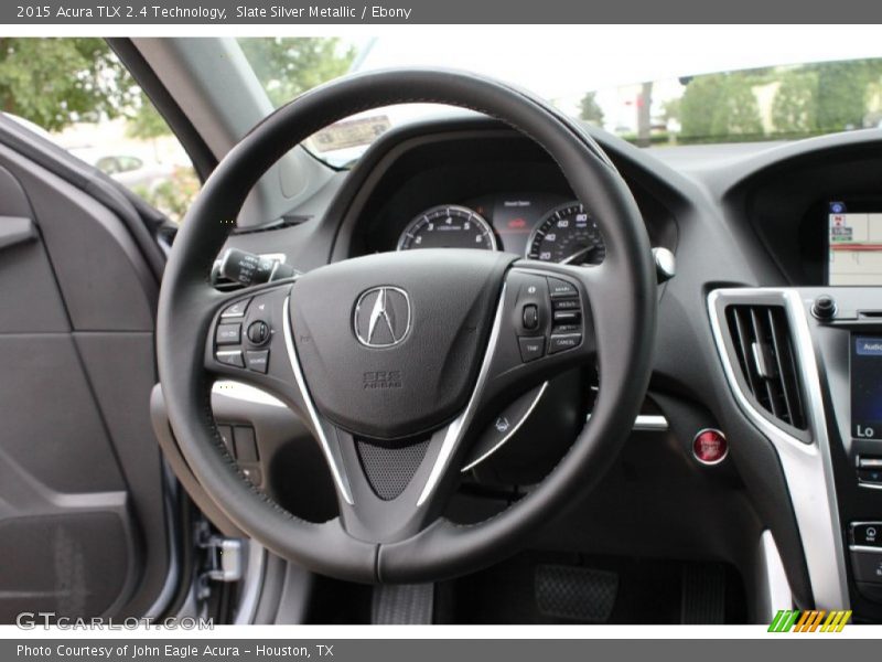 Slate Silver Metallic / Ebony 2015 Acura TLX 2.4 Technology