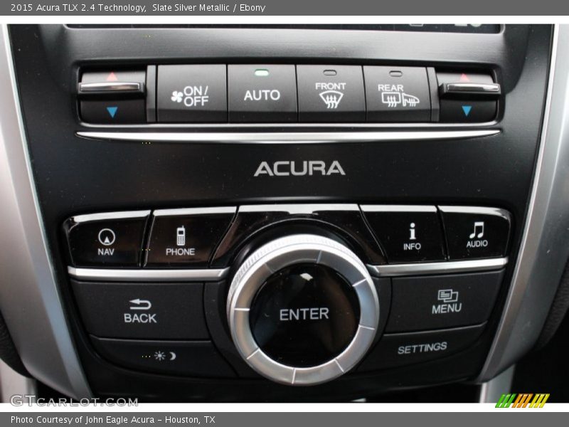 Slate Silver Metallic / Ebony 2015 Acura TLX 2.4 Technology