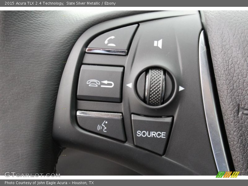 Slate Silver Metallic / Ebony 2015 Acura TLX 2.4 Technology