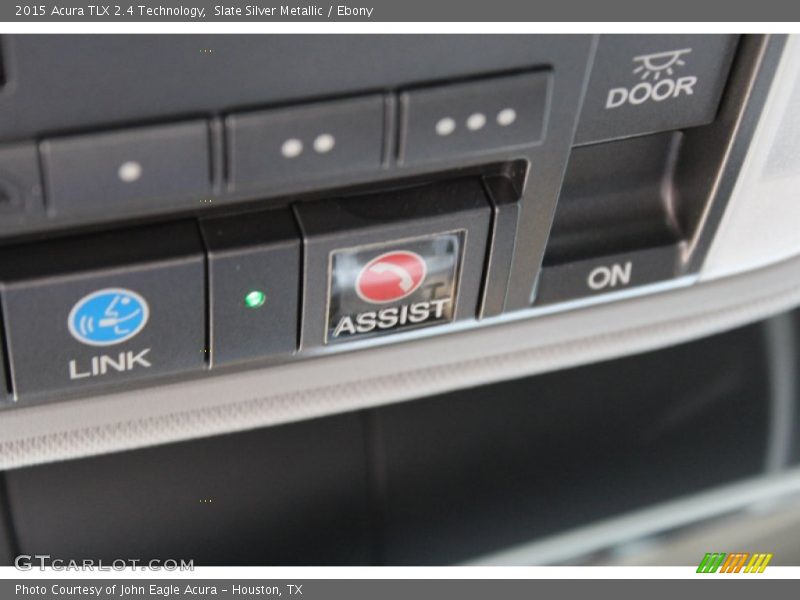 Slate Silver Metallic / Ebony 2015 Acura TLX 2.4 Technology