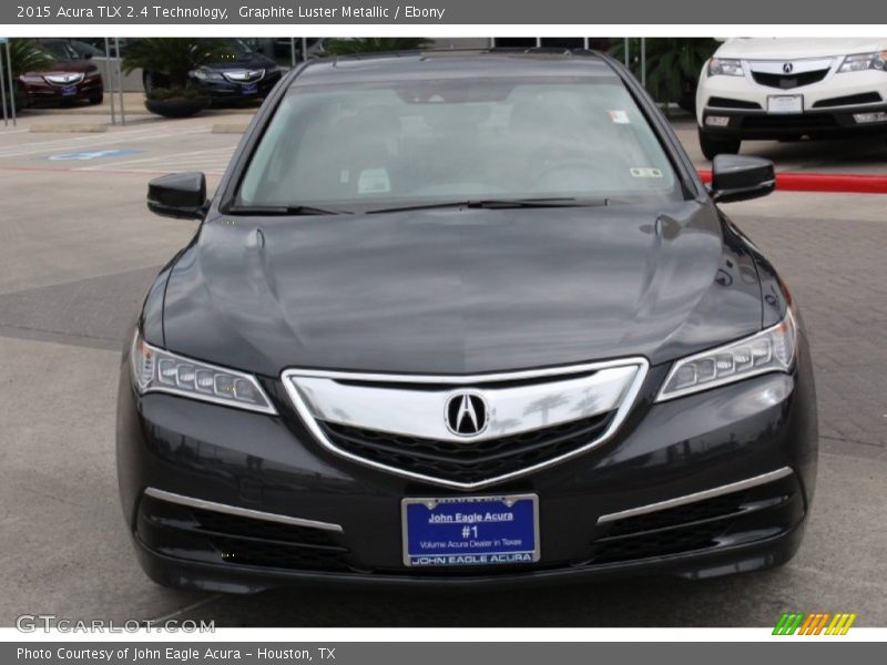 Graphite Luster Metallic / Ebony 2015 Acura TLX 2.4 Technology