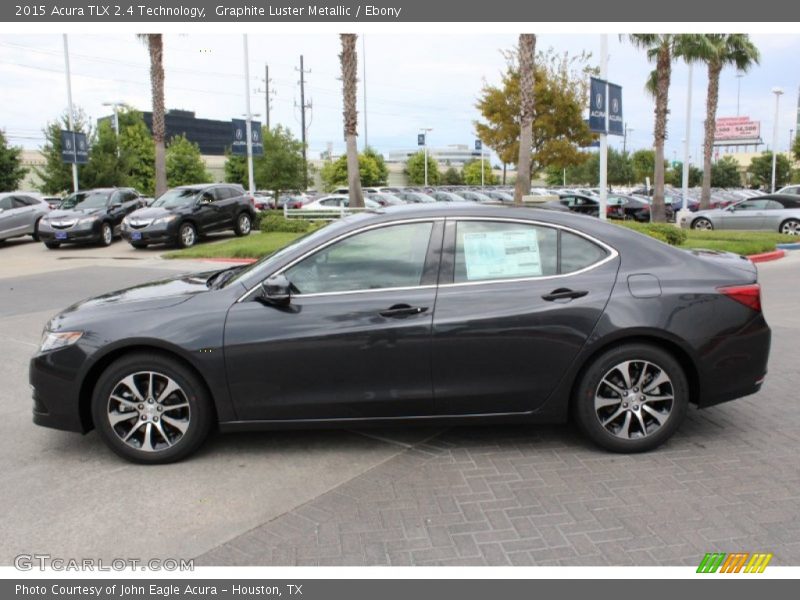 Graphite Luster Metallic / Ebony 2015 Acura TLX 2.4 Technology