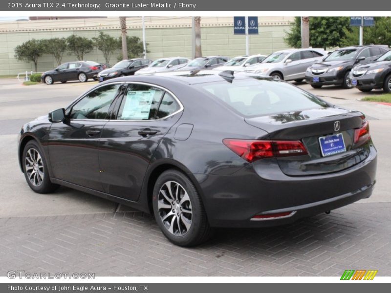 Graphite Luster Metallic / Ebony 2015 Acura TLX 2.4 Technology