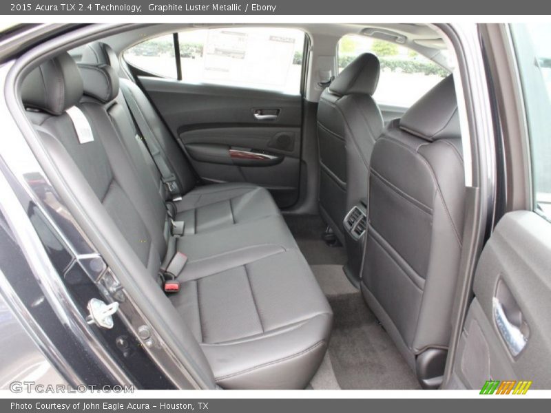Rear Seat of 2015 TLX 2.4 Technology