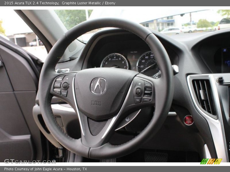Graphite Luster Metallic / Ebony 2015 Acura TLX 2.4 Technology