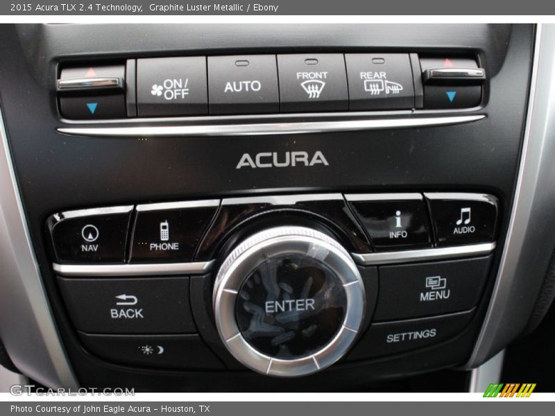 Graphite Luster Metallic / Ebony 2015 Acura TLX 2.4 Technology