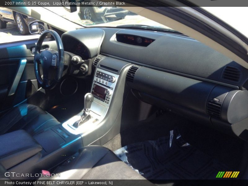 Liquid Platinum Metallic / Graphite Black 2007 Infiniti G 35 Coupe