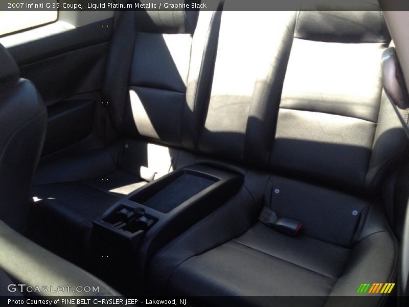 Liquid Platinum Metallic / Graphite Black 2007 Infiniti G 35 Coupe