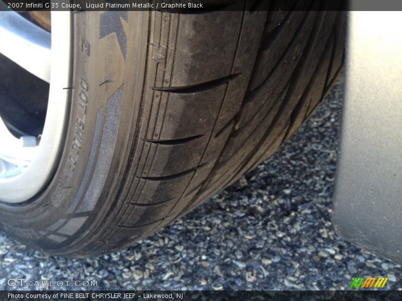 Liquid Platinum Metallic / Graphite Black 2007 Infiniti G 35 Coupe