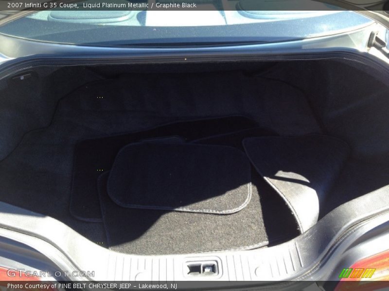 Liquid Platinum Metallic / Graphite Black 2007 Infiniti G 35 Coupe