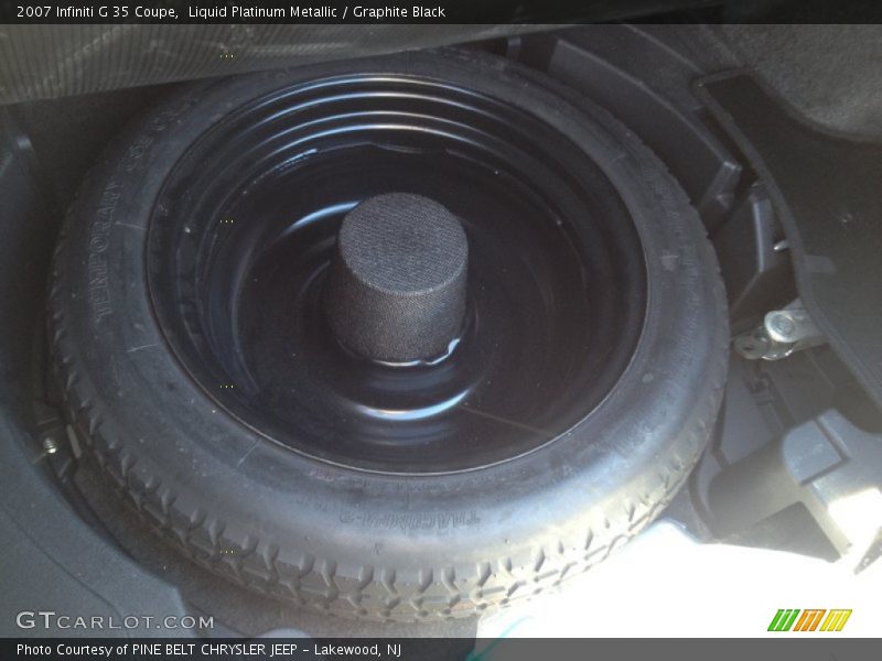 Liquid Platinum Metallic / Graphite Black 2007 Infiniti G 35 Coupe