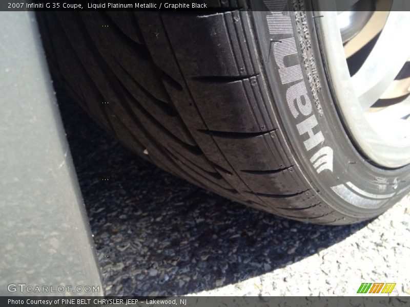 Liquid Platinum Metallic / Graphite Black 2007 Infiniti G 35 Coupe