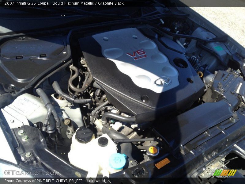Liquid Platinum Metallic / Graphite Black 2007 Infiniti G 35 Coupe