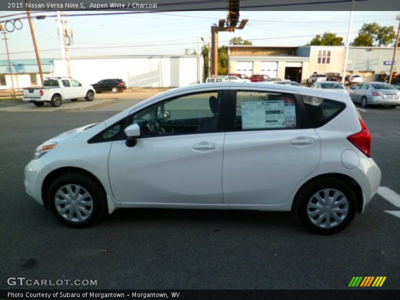 Aspen White / Charcoal 2015 Nissan Versa Note S