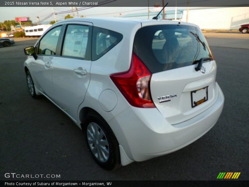 Aspen White / Charcoal 2015 Nissan Versa Note S
