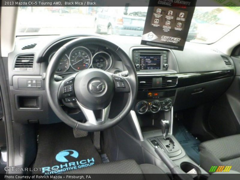 Black Mica / Black 2013 Mazda CX-5 Touring AWD