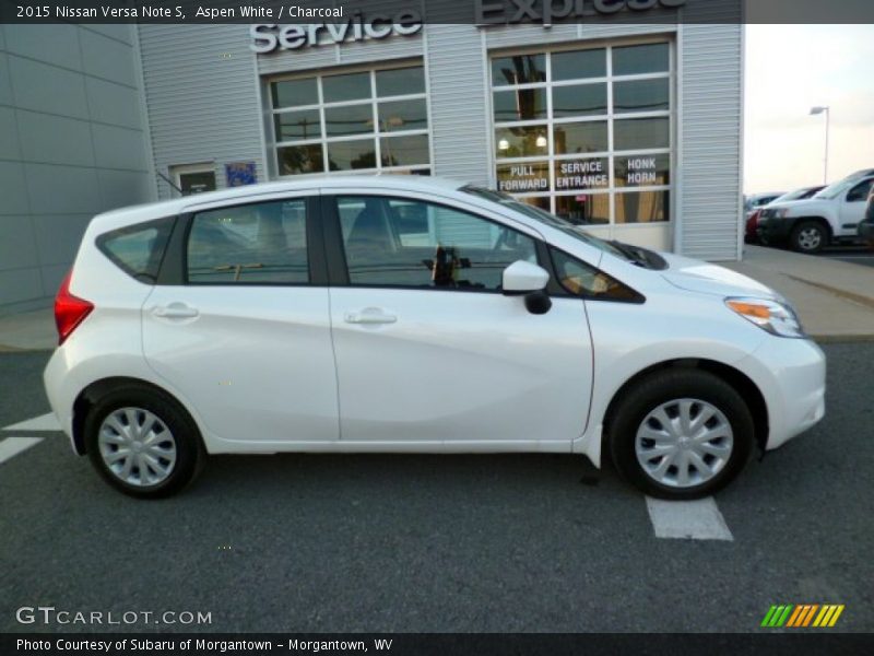 Aspen White / Charcoal 2015 Nissan Versa Note S