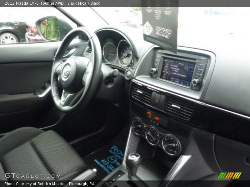 Black Mica / Black 2013 Mazda CX-5 Touring AWD
