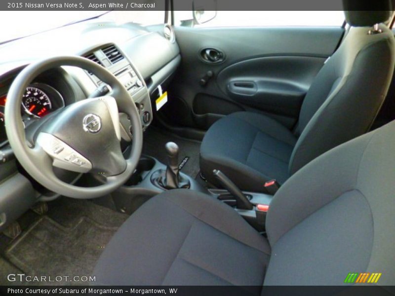 Aspen White / Charcoal 2015 Nissan Versa Note S