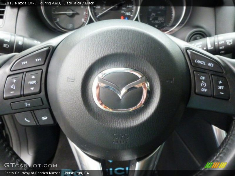 Black Mica / Black 2013 Mazda CX-5 Touring AWD