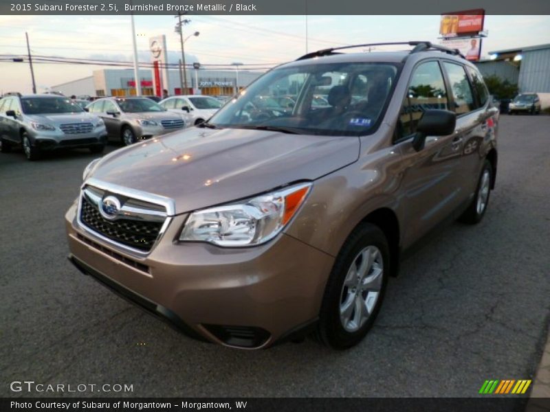 Burnished Bronze Metallic / Black 2015 Subaru Forester 2.5i