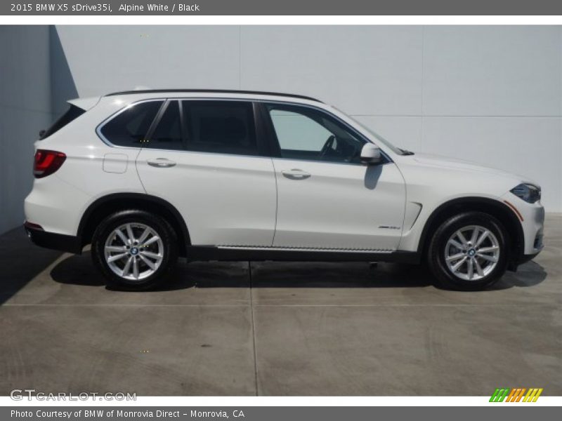 Alpine White / Black 2015 BMW X5 sDrive35i