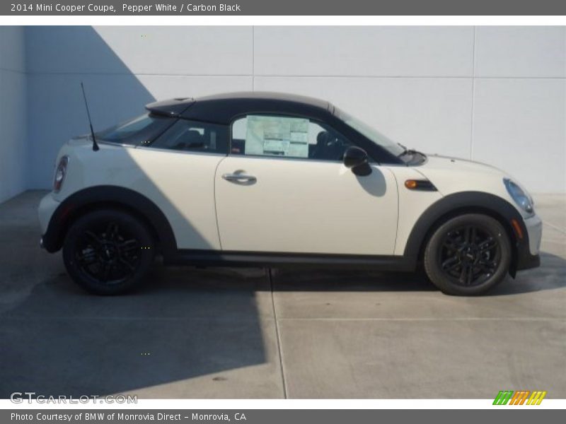 Pepper White / Carbon Black 2014 Mini Cooper Coupe