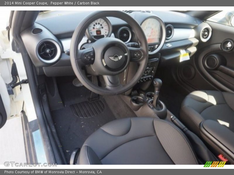 Pepper White / Carbon Black 2014 Mini Cooper Coupe