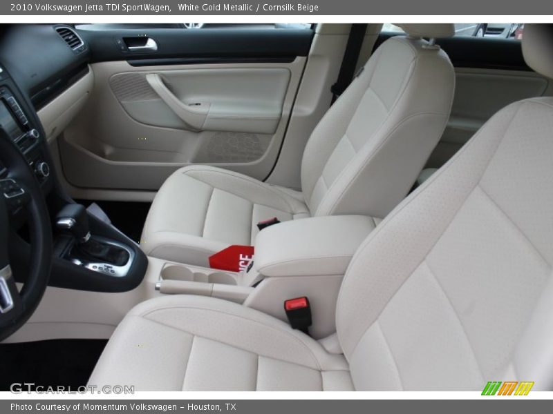 White Gold Metallic / Cornsilk Beige 2010 Volkswagen Jetta TDI SportWagen