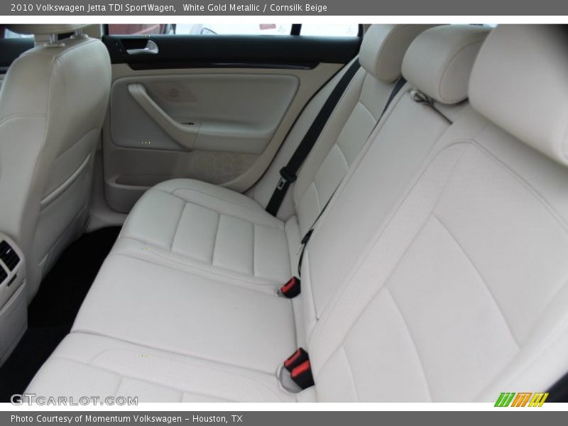 White Gold Metallic / Cornsilk Beige 2010 Volkswagen Jetta TDI SportWagen