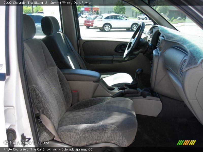 Summit White / Dark Pewter 2002 Chevrolet TrailBlazer LS