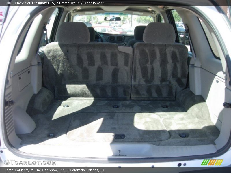 Summit White / Dark Pewter 2002 Chevrolet TrailBlazer LS