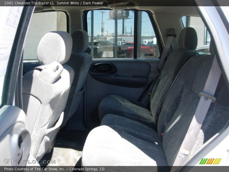 Summit White / Dark Pewter 2002 Chevrolet TrailBlazer LS