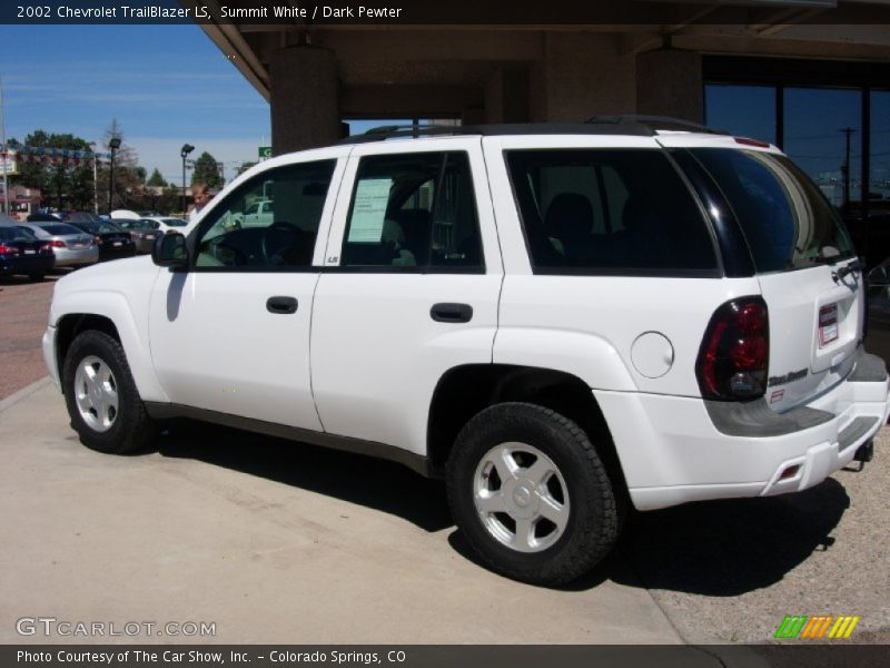 Summit White / Dark Pewter 2002 Chevrolet TrailBlazer LS