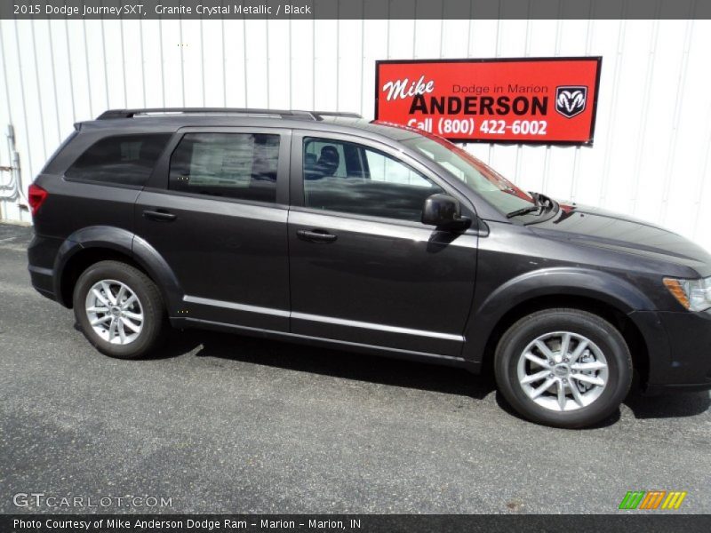 Granite Crystal Metallic / Black 2015 Dodge Journey SXT