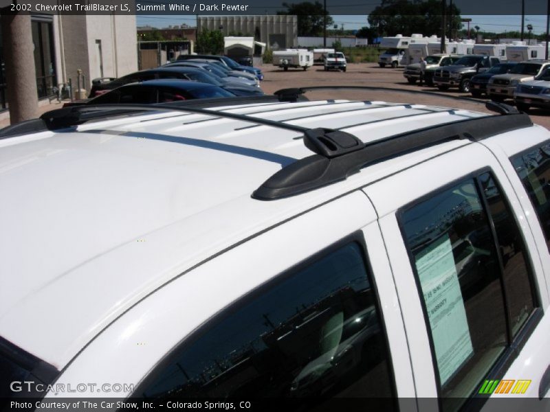 Summit White / Dark Pewter 2002 Chevrolet TrailBlazer LS