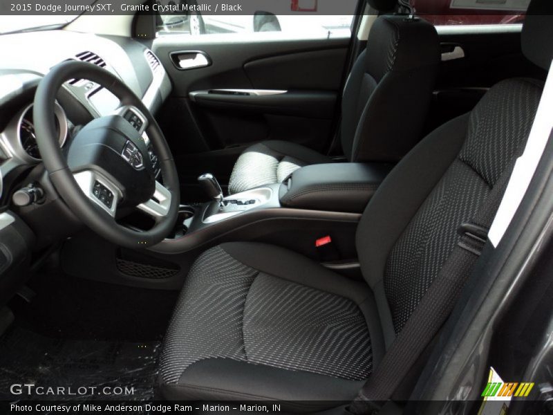 Granite Crystal Metallic / Black 2015 Dodge Journey SXT