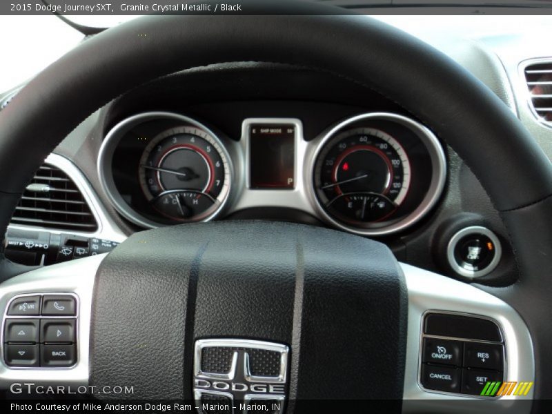 Granite Crystal Metallic / Black 2015 Dodge Journey SXT