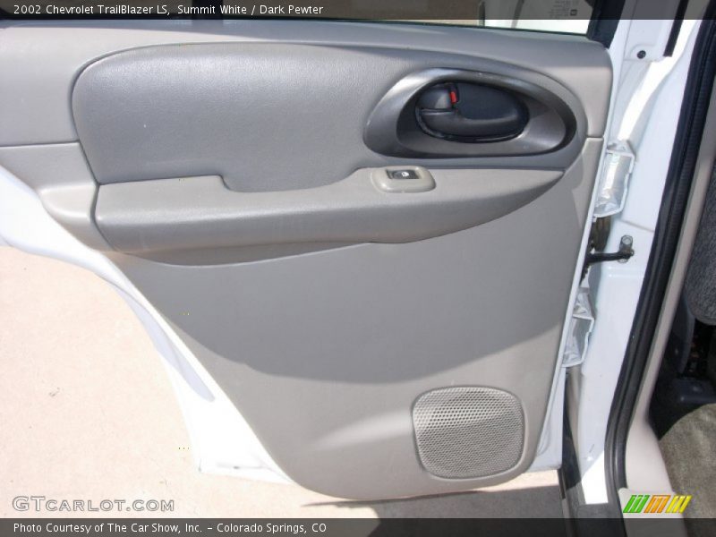 Summit White / Dark Pewter 2002 Chevrolet TrailBlazer LS