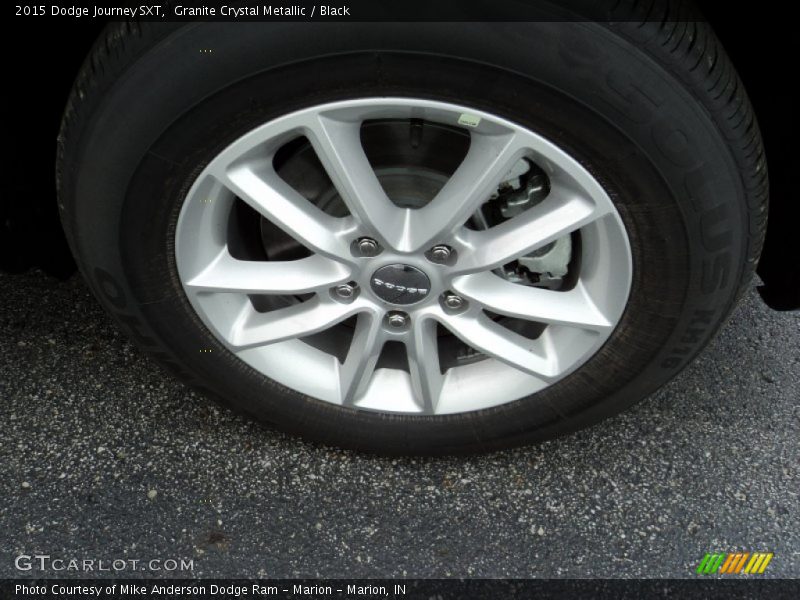 Granite Crystal Metallic / Black 2015 Dodge Journey SXT