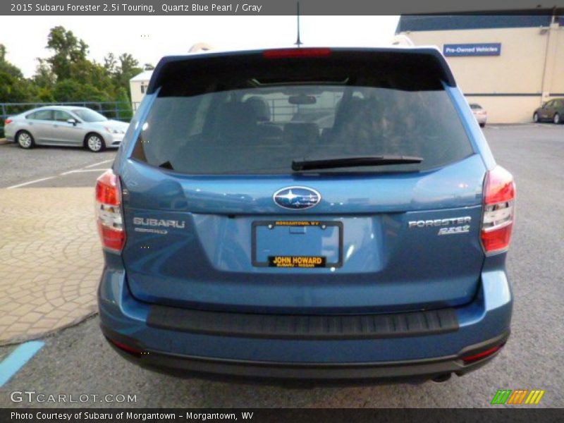 Quartz Blue Pearl / Gray 2015 Subaru Forester 2.5i Touring