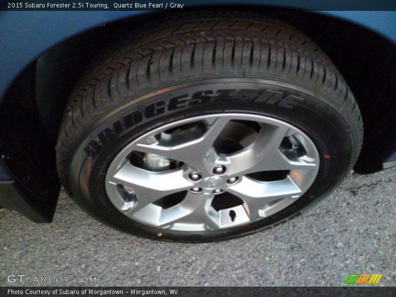 Quartz Blue Pearl / Gray 2015 Subaru Forester 2.5i Touring