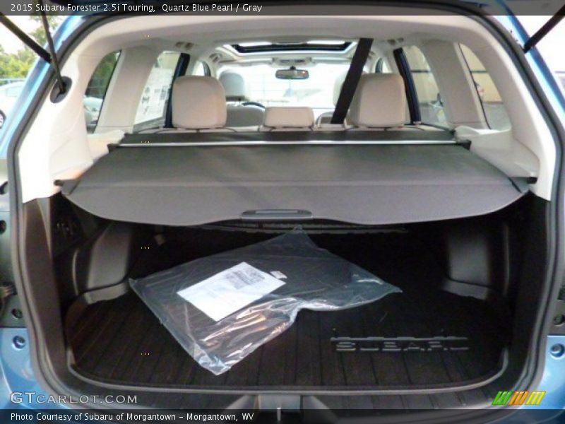 Quartz Blue Pearl / Gray 2015 Subaru Forester 2.5i Touring