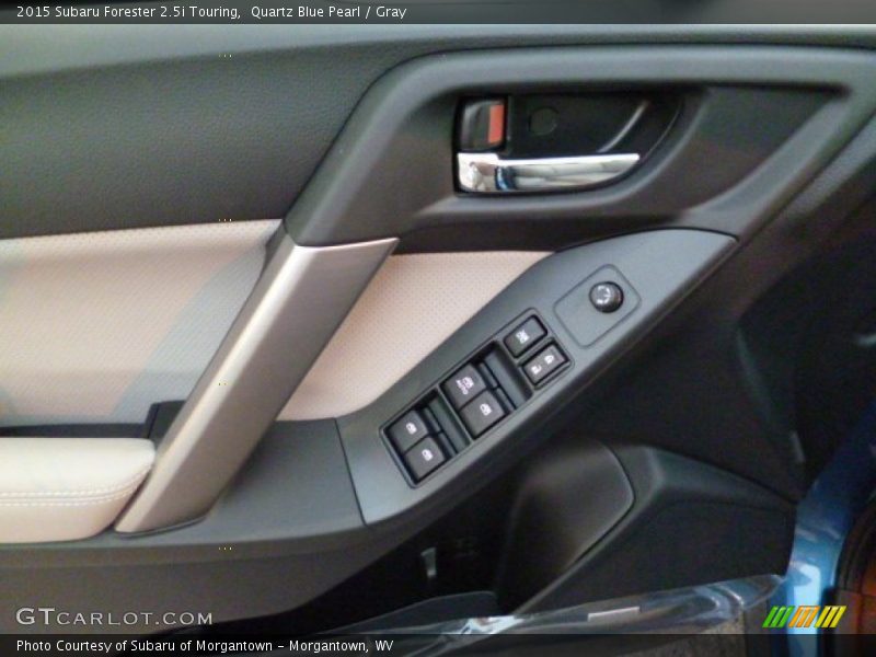 Quartz Blue Pearl / Gray 2015 Subaru Forester 2.5i Touring
