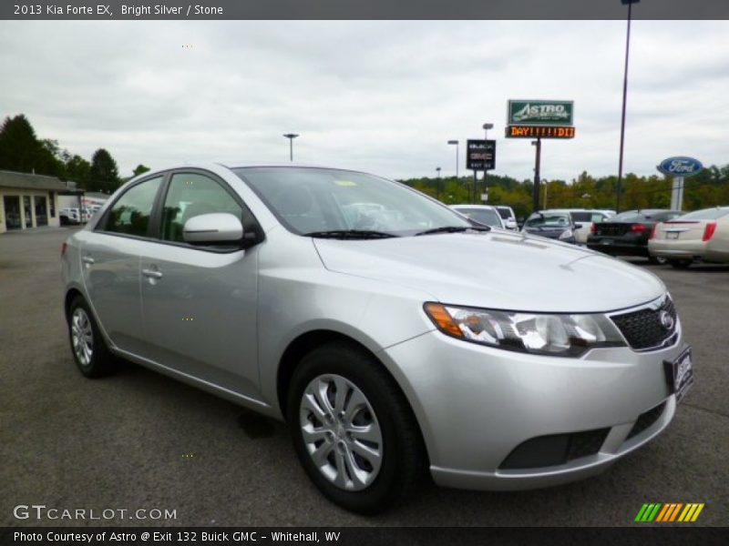Bright Silver / Stone 2013 Kia Forte EX