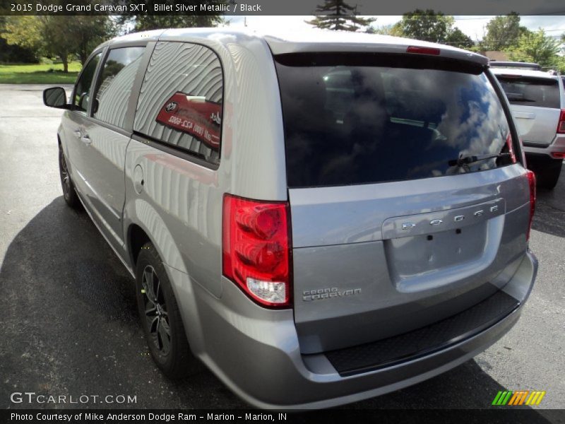 Billet Silver Metallic / Black 2015 Dodge Grand Caravan SXT