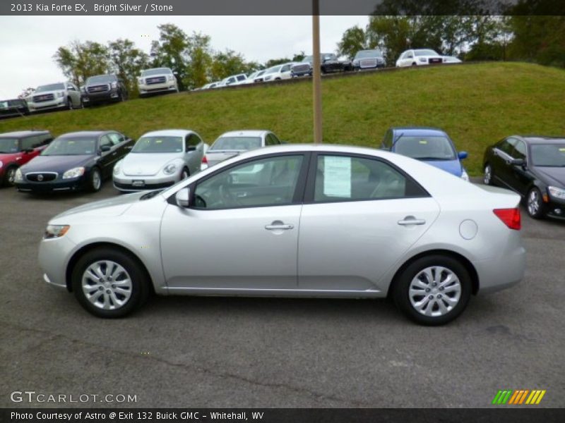 Bright Silver / Stone 2013 Kia Forte EX